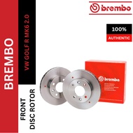 GENUINE BREMBO FRONT BRAKE DISC ROTOR VW GOLF R MK6 2.0