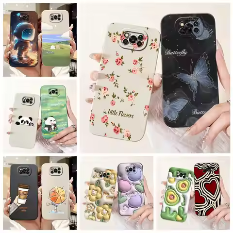 For Xiaomi Poco X3 Pro Case Luxury Candy Painted Cover Shockproof Phone Case For Xiaomi Poco X3 NFC 