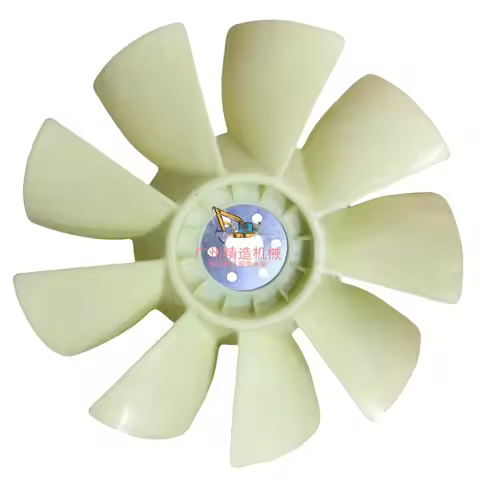 Fan Blade For HD512-3 For Sany SY215-8 Excavator 6D34 Engine Radiator Cooling Fan Blade High Quality