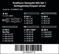 Obeng Ketok Impact Bit Set Wera 05018110001 Sdriver Impact Set 19 Pc