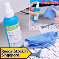 3 in 1 PC TV Laptop LED LCD Monitor Screen Plasma Cleaner Cleaning KIT Cloth Brush