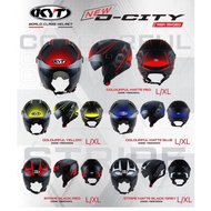 <<KYT D-CITY>> Double Visor Helmet