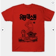 Chinese New Year red chothes Cartoon【GeGeGe no Kitaro】graphic 100%cotton O-neck T-Shirt
