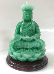 (FREESHIP- Tặng mã giảm giá 5k) -Tượng ngài Địa Tạng Vương Bồ Tát có đế gỗ - Buddha shop