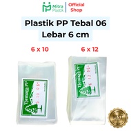 PP Plastic Width 6 Thickness 06 6x10 6x12 Transparent Clear Plastic Bag Plastic Packaging