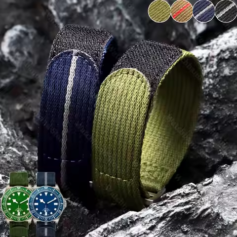 High Quality Nylon Watch Strap 20mm 22mm for Seiko for Tudor Collar Hidden FXD/Biwan/1958 Series Can