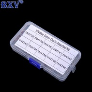 200PCS 1W Zener Diode Kit - Mixed 10 Values 1N4738-1N4748 Assortment Box for Voltage Regulation