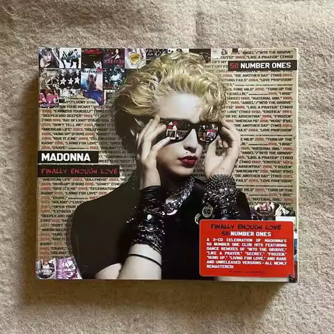Madonna Finally Enough Love: 50 Number Ones 3CD - Iconic Dance-Pop Hits Collection - Disco Vibes for
