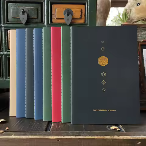 DnD 5e Notebook|Character Sheets,Cheat Sheet,NPC/Combat Tracker,Questlog,Maps...Craft paper cover,84