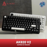 Ajazz AK820 Monochrome V2 Gasket Mount Mechanical Gaming Keyboard