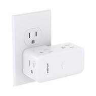 Surge Protector Outlet Extender- with Rotating Plug,6 AC Multi Plug Wall Outlet,4-Sided Outlet Split