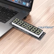0.56in Digital LED Indicator Tube 6-Digit 7-segment Digital LED Module Useful 5V [countless.sg]