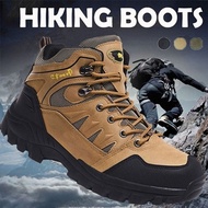 Mens Hiking Shoes Ankle High Waterproof Hiking Boots Outdoor Lightweight Shoes Backpacking Trekking