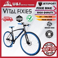 Jetsport Basikal Fixie Bike Saiz 20 24 700C / 20" 24" 700C Fixie / 20" 24" 700C Basikal Fixie / Fixe