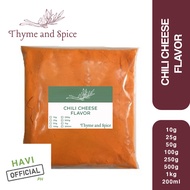 [POUCH] Chili Cheese Flavor Powder 25 50 100G (Fries/Wings Flavoring Powder) Seasoning