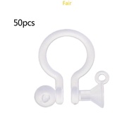 Fair 50Pieces Earring Converter 5x10mm for Non-Pierced Ears Earring Making Supply