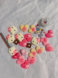 奶油膠配件 DIY 手作 裝飾 愛心 Kitty