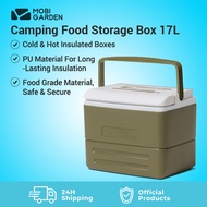 MOBI GARDEN Camping Refrigerator Food Beverage Portable Outdoor Food Trolley Storage Box 18.5L Freezer