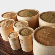 Bamboo Steamer Body & Cover / Steamed Basket for pau / kuih / dim sum / Dim Sum Basket / Bamboo Stea