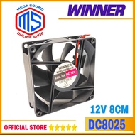 Cooling Fan Kipas DC 12V 8CM (2Pin Conector DC0825)