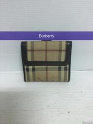 二手物品,Burberry,經典格紋,女用短夾,非LV,COACH,Dior,Cline,