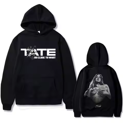 Singer Tate Mcrae Album So Close To What 2025 World Tour Hoodie Men Women Fashion Pop Music Sweatshi