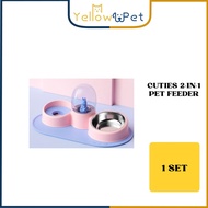 [A934] CUTIES 2-IN-1 PET FEEDER