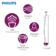 PHILIPS Easy Touch Stand Garment Steamer - GC486/36