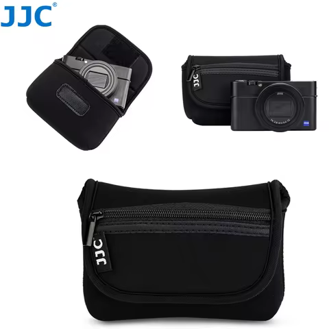 JJC Compact Camera Case Travel Pouch for Canon G7X G9X G5X SX740 SX620 Sony ZV1 II ZV-1F ZV1F RX100 