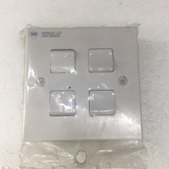 Ums 4gang 1way Switch Socket 1213# Sirim
