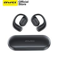 Awei T69 Air Conduction Bluetooth Earphone Sports Wireless Earbuds LED Digital Display Gaming Headset with Mic