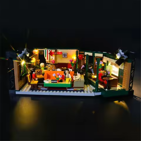 Lighting Kit For LEGO Friends Central Perk 21319 Set Not Include Building Block(Only Led Light Kit)