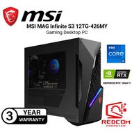 MSI MAG Infinite S3 12TG-426MY GAMING DESKTOP PC(Intel Core i7-12700F/Nvidia GeForce RTX 3060 Ti/8GB/1TB SSD/W11/3Y)