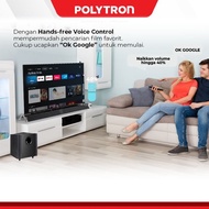 WE_ LED Google TV POLYTRON 50 Inch Cinemax Soundbar PLD 50BUG5959