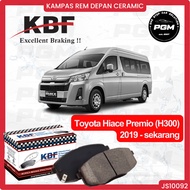 Toyota Hiace Premio (H300) Ceramic Front Brake Pads Right Set Hiace Commuter KBF JS10092 Brake Pads