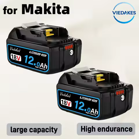 🎖️100% Original 18V 12000mAh Rechargeable Battery for makita 18V battery, Specially tailored batteri