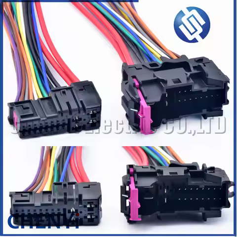 20 Pin/Way Male Or Female Front Door L/R Connector Plug With Wire Harness 8E0 972 702 8E0 972 701 Fo