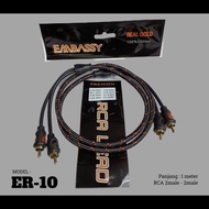 EMBASSY AUX RCA 1 METER JEK 2-2 Aux Cable Audio Cable