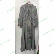 gamis brokat kombinasi