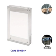 1 PC 8x12cm 35PT For TCG For MTG Trading Card Holder Thick Self Stand Single Slot Magnetic Acrylic C