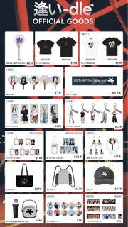 I-DLE 日巡Official Merchandise 演唱會 MD