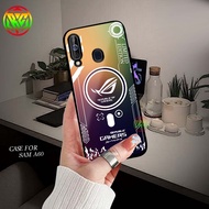 HP Real Case Samsung A60 Latest Motif Shiny Case - New Case Glossy casing Samsung A60hp [ROG Motif] 