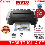 Canon E470 E410 Printer Compact Wireless All-In-One for Low-Cost Printing - Print Scan Copy WiFi - 4 In 1 AIO Inkjet
