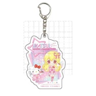 Aikatsu Acrylic Keychain (Kaede, My Melody, Sam) - Cute Anime Keyrings Gift, Kawaii Japan Merch