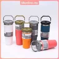 [Johor Seller] Stainless Steel Insulated Thermos Flask Water Bottle Handheld Vacuum Tumbler Hot Cold