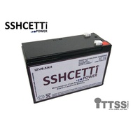 SSHCETTI 12V 8.5AH Rechargeable Sealed Lead Acid VRLA Battery BATERI toys, emergency light alarm