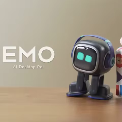 EMO Rux AI Desktop Robot Voice Dialogue Remote Monitoring Artificial Intelligence Child Companions c