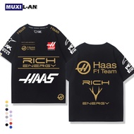 Round Neck F1 Racing Suit HASS HASS F1 HAAS Fleet T-Shirt 256