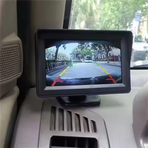 4.3Inch Car LCD Monitor for Parking Rear View Reverse Camera TFT LCD Display HD Digital Color 4.3Inc