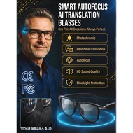 [AI Translation Ready] [Adaptive Lens Technology] Smart Zoom AI Translation Sunglasses Fashion Polar